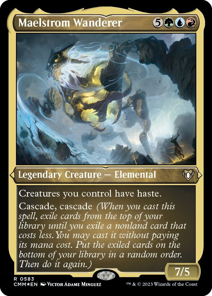 Image for Maelstrom Wanderer (Foil Etched) (583) [Commander Masters] - Magic: The Gathering
