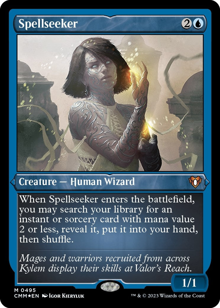 Image for Spellseeker (Foil Etched) (495) [Commander Masters] - Magic: The Gathering