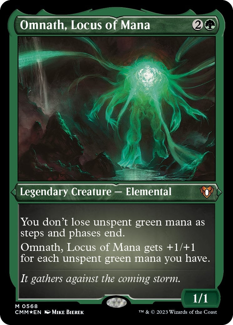 Image for Omnath, Locus of Mana (Foil Etched) (568) [Commander Masters] - Magic: The Gathering