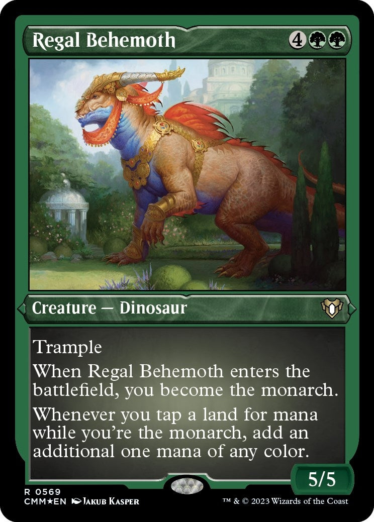 Image for Regal Behemoth (Foil Etched) (569) [Commander Masters] - Magic: The Gathering