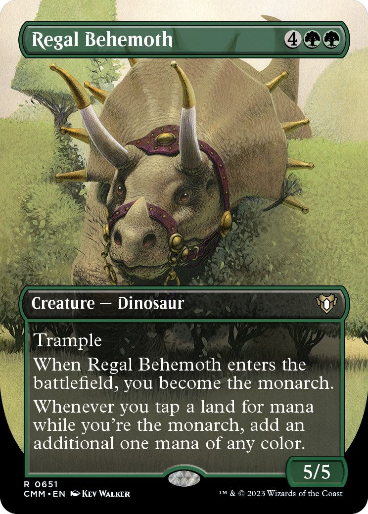 Image for Regal Behemoth (Borderless) (651) [Commander Masters] - Magic: The Gathering