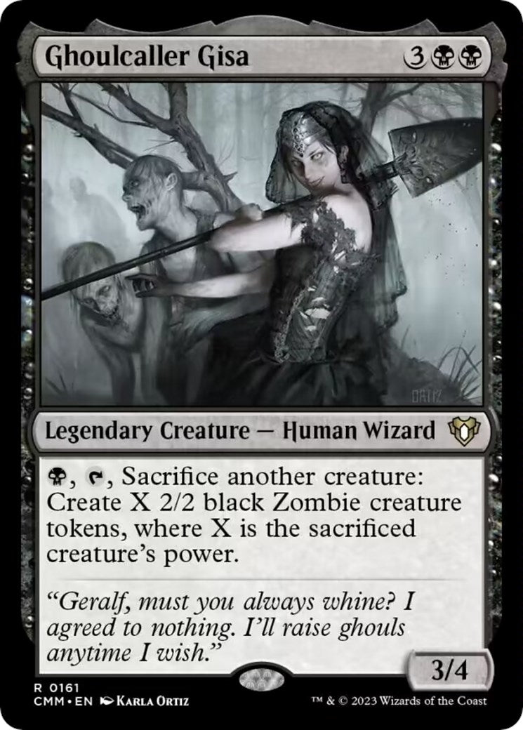 Image for Ghoulcaller Gisa (161) [Commander Masters] - Magic: The Gathering