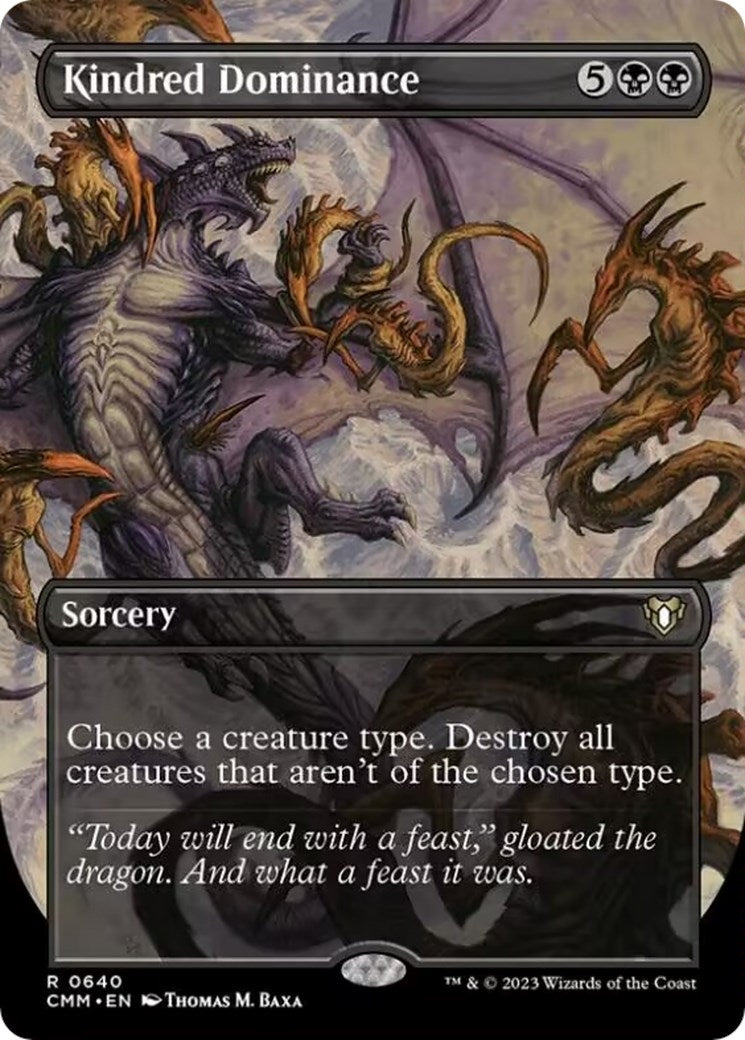 Image for Kindred Dominance (Borderless) (640) [Commander Masters] - Magic: The Gathering
