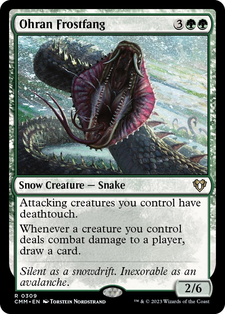 Image for Ohran Frostfang (309) [Commander Masters] - Magic: The Gathering