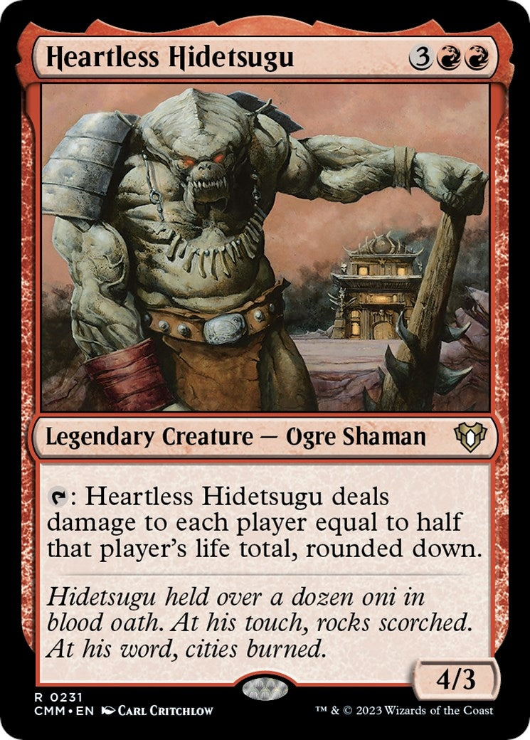 Image for Heartless Hidetsugu (231) [Commander Masters] - Magic: The Gathering