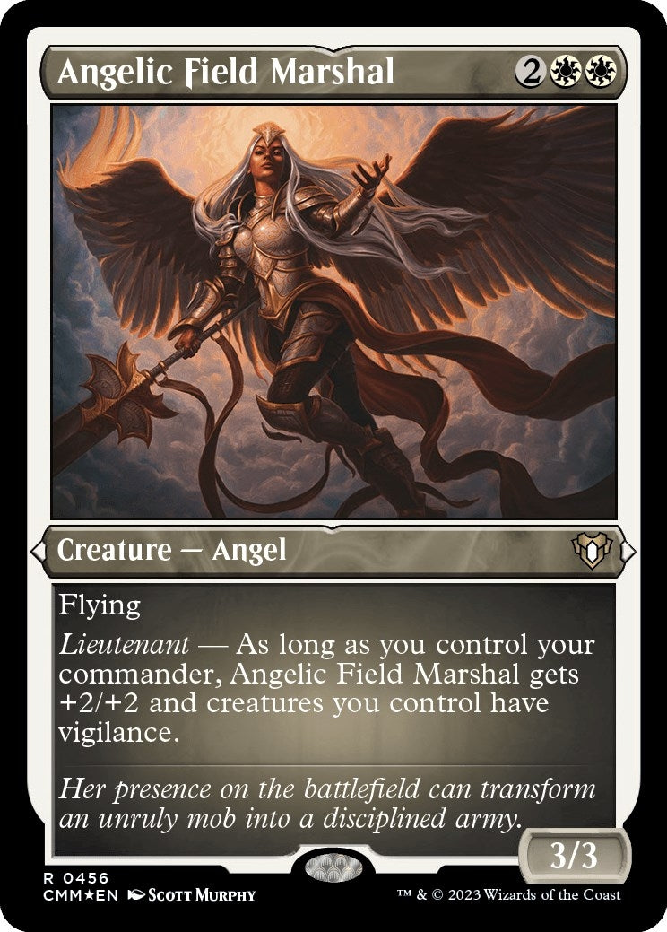 Image for Angelic Field Marshal (Foil Etched) (456) [Commander Masters] - Magic: The Gathering