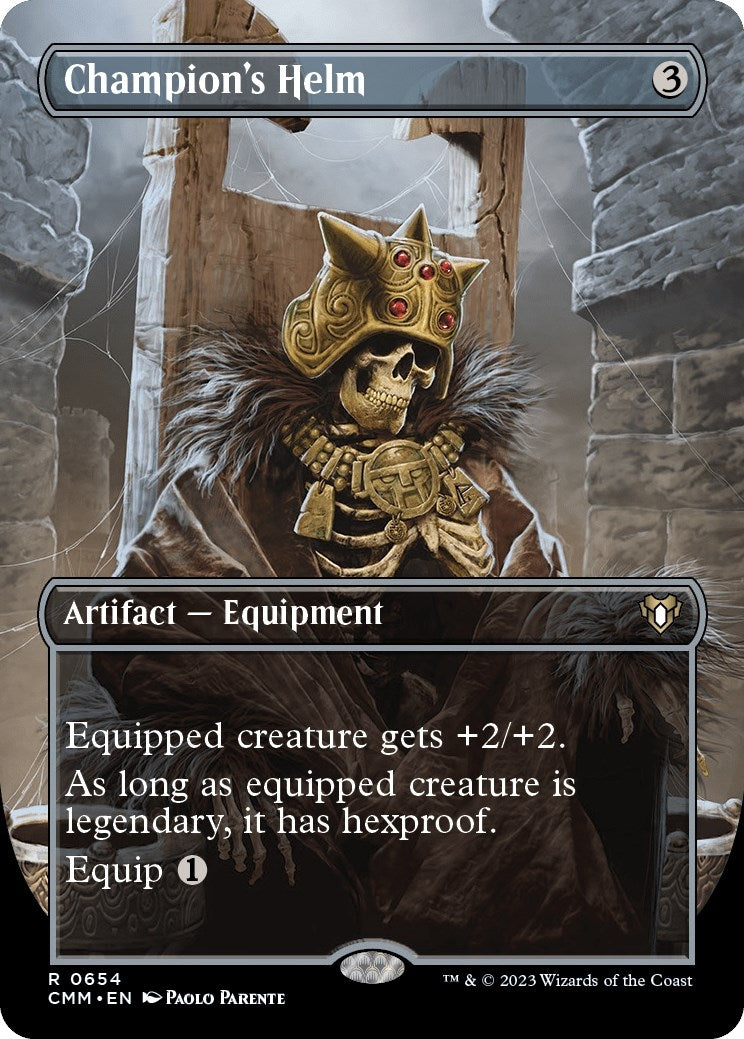 Image for Champion's Helm (Borderless) (654) [Commander Masters] - Magic: The Gathering