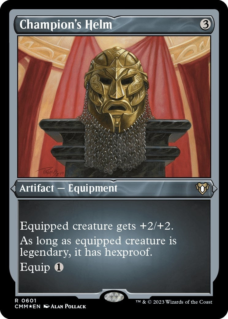 Image for Champion's Helm (Foil Etched) (601) [Commander Masters] - Magic: The Gathering