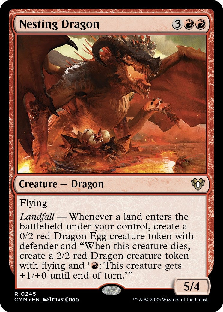 Image for Nesting Dragon (245) [Commander Masters] - Magic: The Gathering