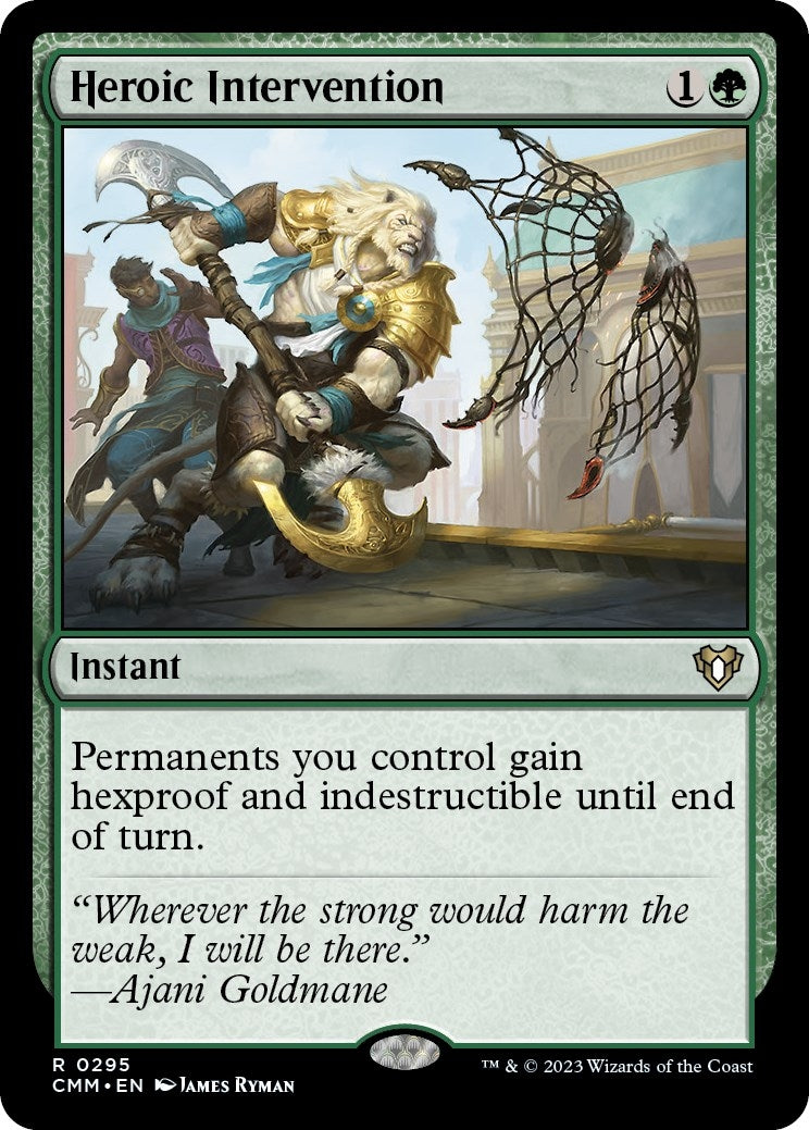 Image for Heroic Intervention (295) [Commander Masters] - Magic: The Gathering
