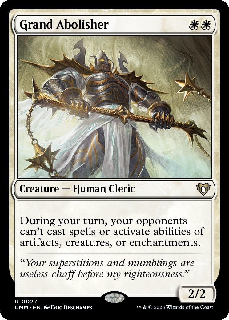Image for Grand Abolisher (27) [Commander Masters] - Magic: The Gathering