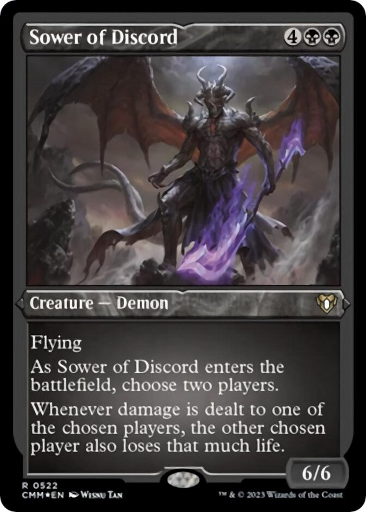 Image for Sower of Discord (Foil Etched) (522) [Commander Masters] - Magic: The Gathering