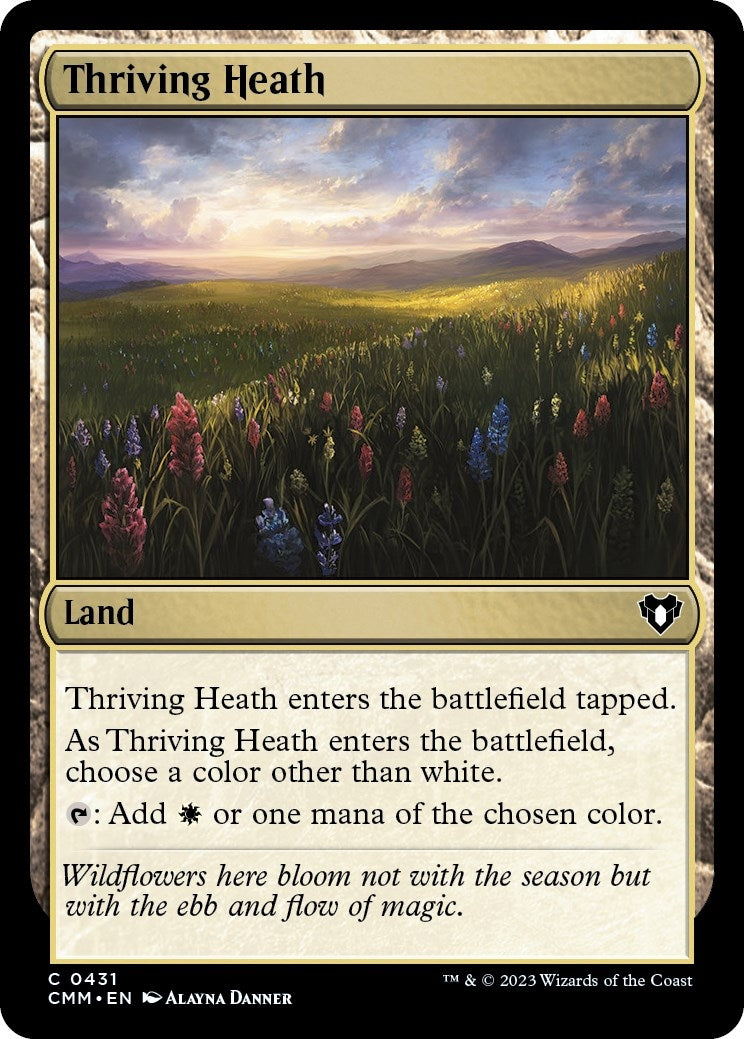 Image for Thriving Heath (431) [Commander Masters] - Magic: The Gathering