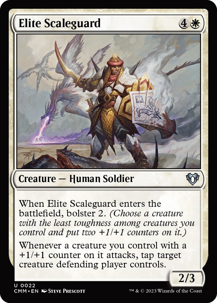 Image for Elite Scaleguard (22) [Commander Masters] - Magic: The Gathering