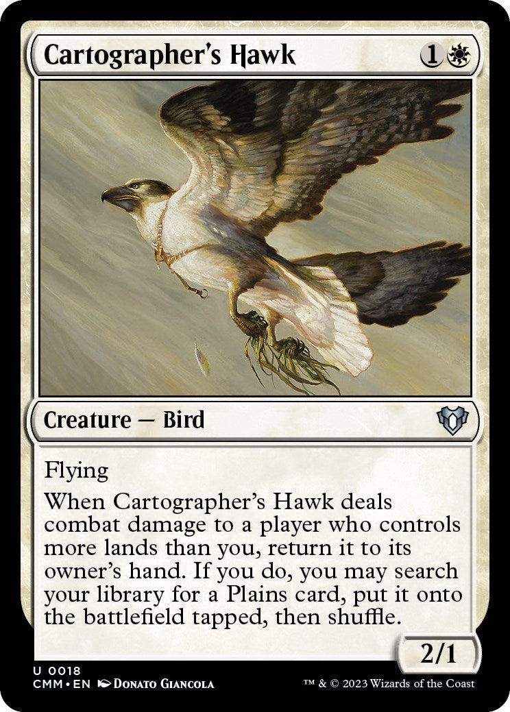Image for Cartographer's Hawk (18) [Commander Masters] - Magic: The Gathering