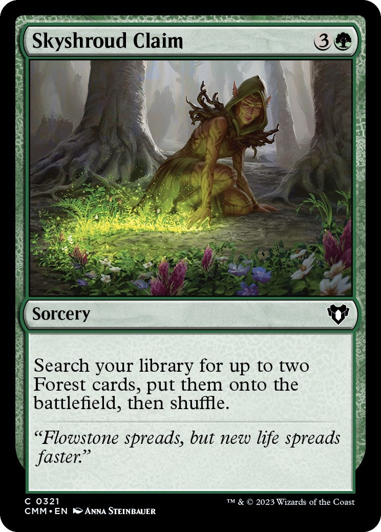 Image for Skyshroud Claim (321) [Commander Masters] - Magic: The Gathering