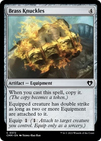 Image for Brass Knuckles (372) [Commander Masters] - Magic: The Gathering
