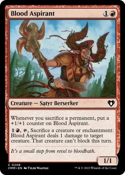 Image for Blood Aspirant (208) [Commander Masters] - Magic: The Gathering