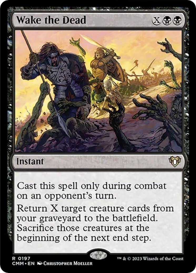 Image for Wake the Dead (197) [Commander Masters] - Magic: The Gathering
