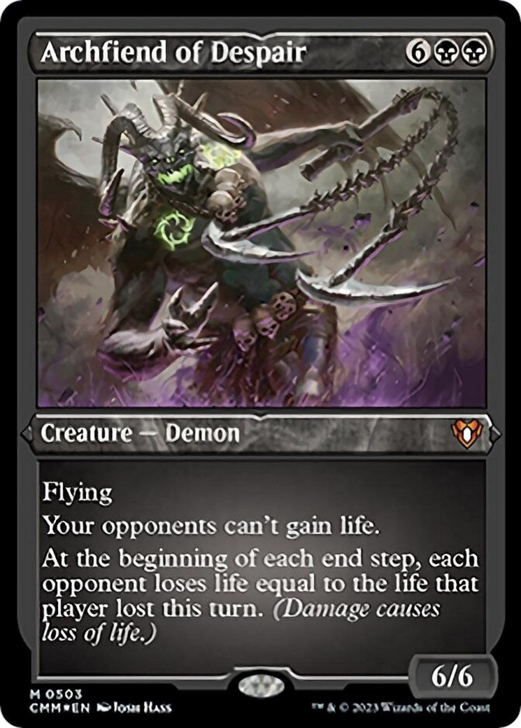 Image for Archfiend of Despair (Foil Etched) (503) [Commander Masters] - Magic: The Gathering