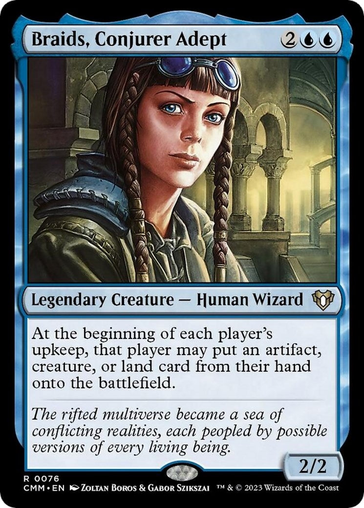 Image for Braids, Conjurer Adept (76) [Commander Masters] - Magic: The Gathering