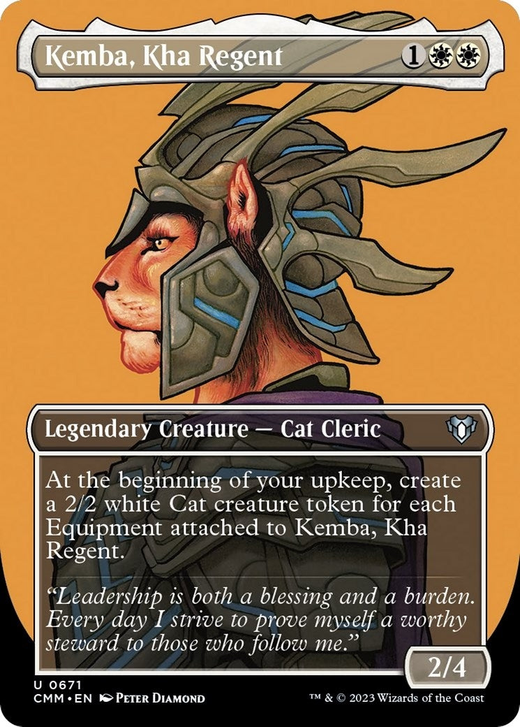 Image for Kemba, Kha Regent (Borderless) (671) [Commander Masters] - Magic: The Gathering