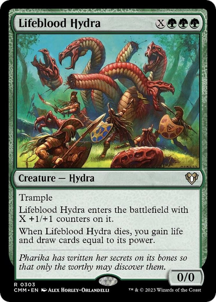 Image for Lifeblood Hydra (303) [Commander Masters] - Magic: The Gathering