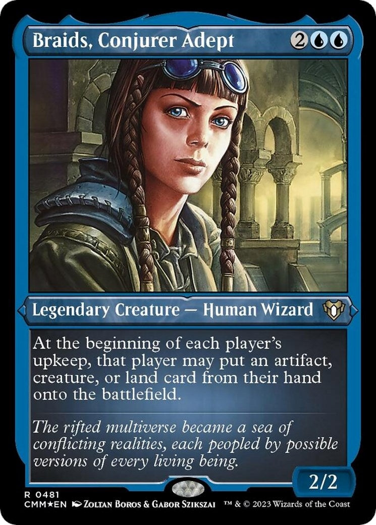 Image for Braids, Conjurer Adept (Foil Etched) (481) [Commander Masters] - Magic: The Gathering