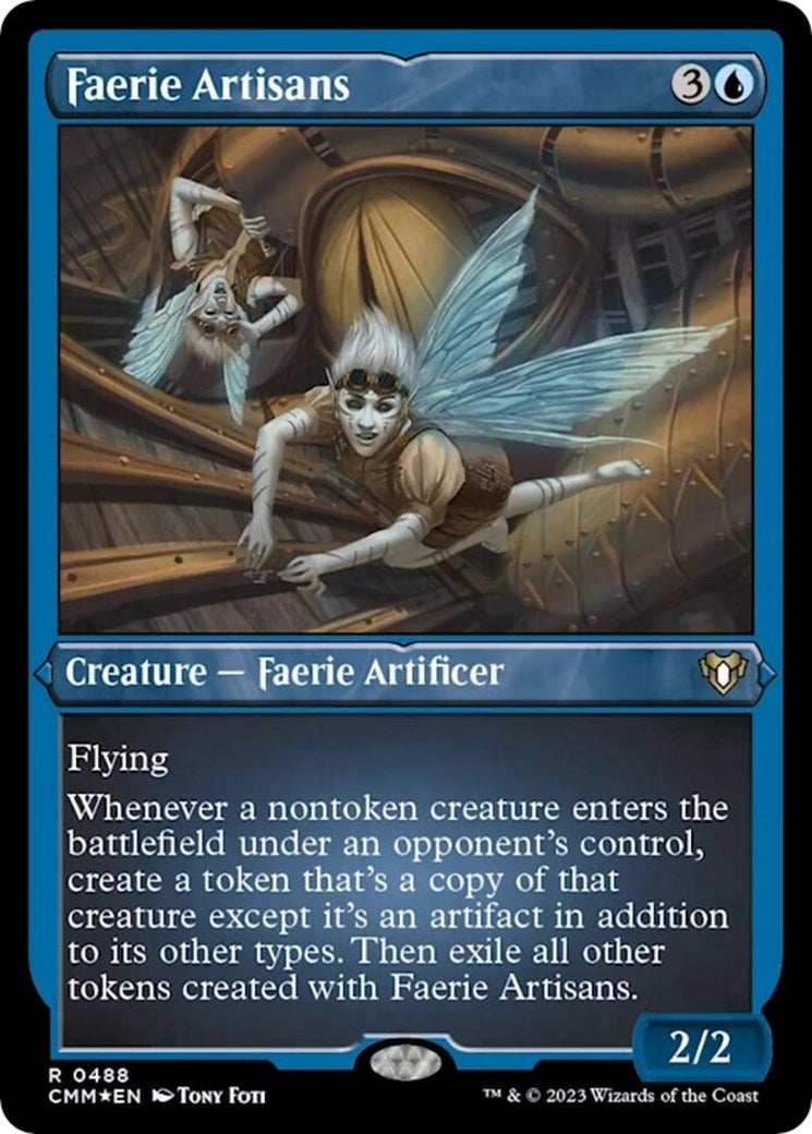 Image for Faerie Artisans (Foil Etched) (488) [Commander Masters] - Magic: The Gathering