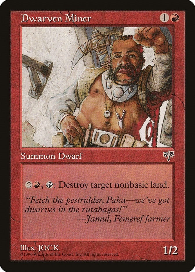 Image for Dwarven Miner [Mirage] - Magic: The Gathering