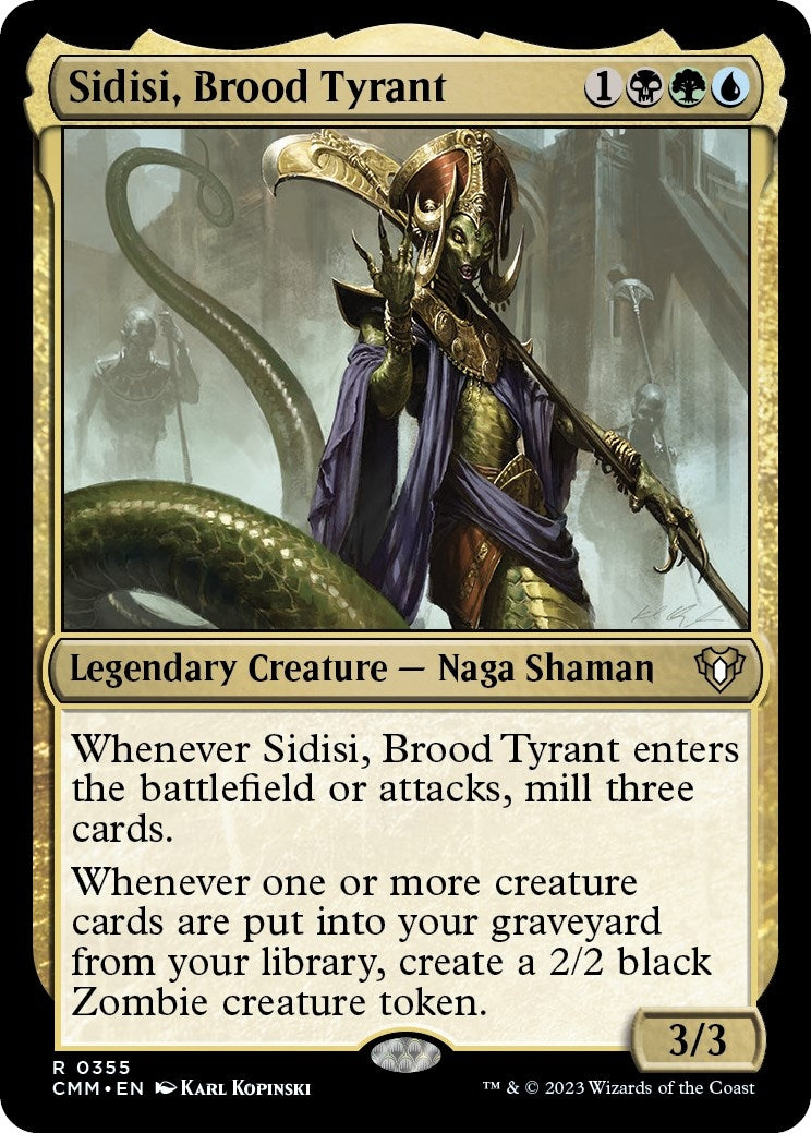 Image for Sidisi, Brood Tyrant (355) [Commander Masters] - Magic: The Gathering