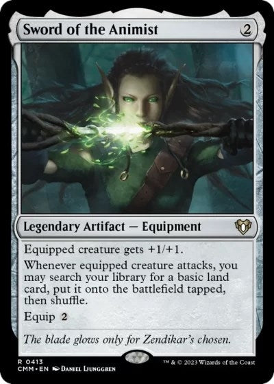 Image for Sword of the Animist (413) [Commander Masters] - Magic: The Gathering