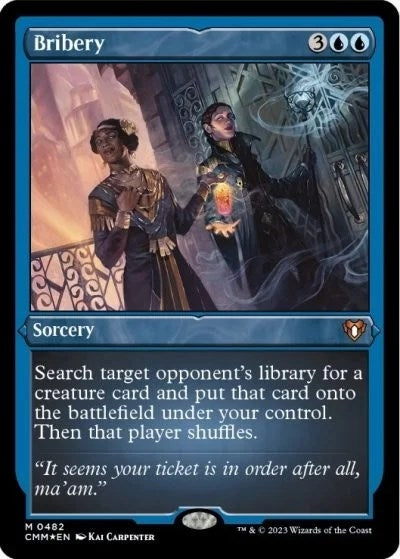 Image for Bribery (Foil Etched) (482) [Commander Masters] - Magic: The Gathering