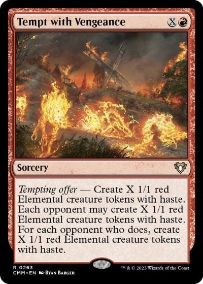 Image for Tempt with Vengeance (263) [Commander Masters] - Magic: The Gathering