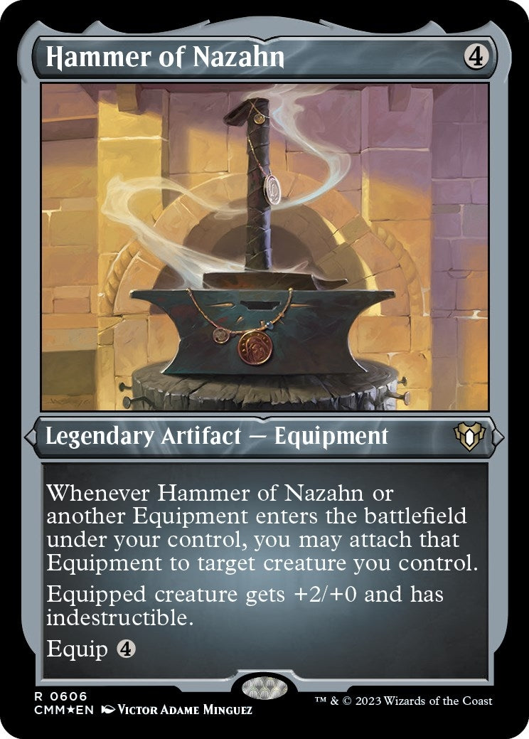 Image for Hammer of Nazahn (Foil Etched) (606) [Commander Masters] - Magic: The Gathering