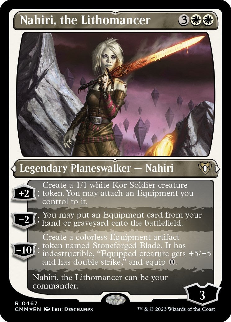 Image for Nahiri, the Lithomancer (Foil Etched) (467) [Commander Masters] - Magic: The Gathering