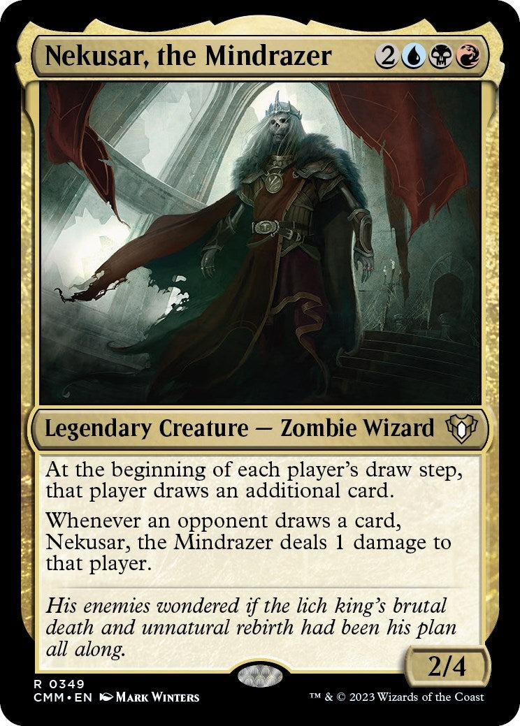 Image for Nekusar, the Mindrazer (349) [Commander Masters] - Magic: The Gathering