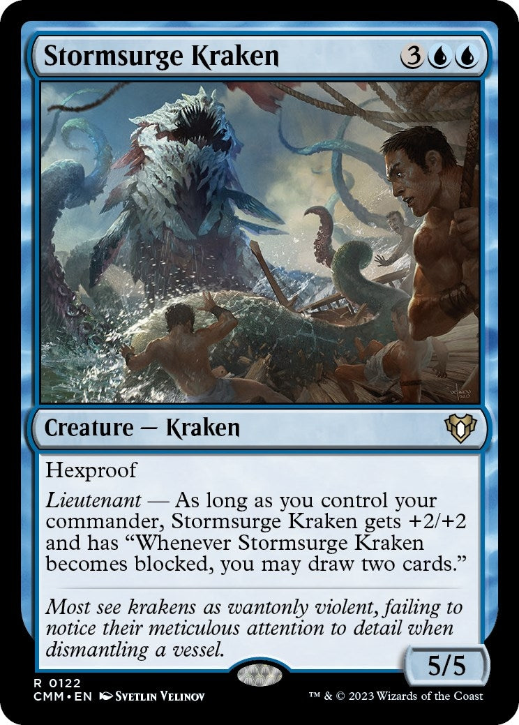 Image for Stormsurge Kraken (122) [Commander Masters] - Magic: The Gathering