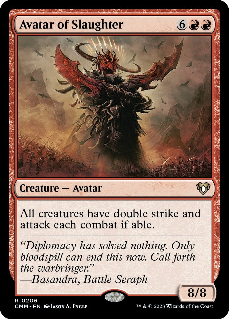 Image for Avatar of Slaughter (206) [Commander Masters] - Magic: The Gathering