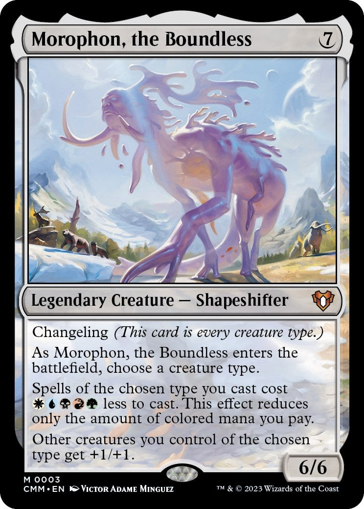 Image for Morophon, the Boundless (3) [Commander Masters] - Magic: The Gathering
