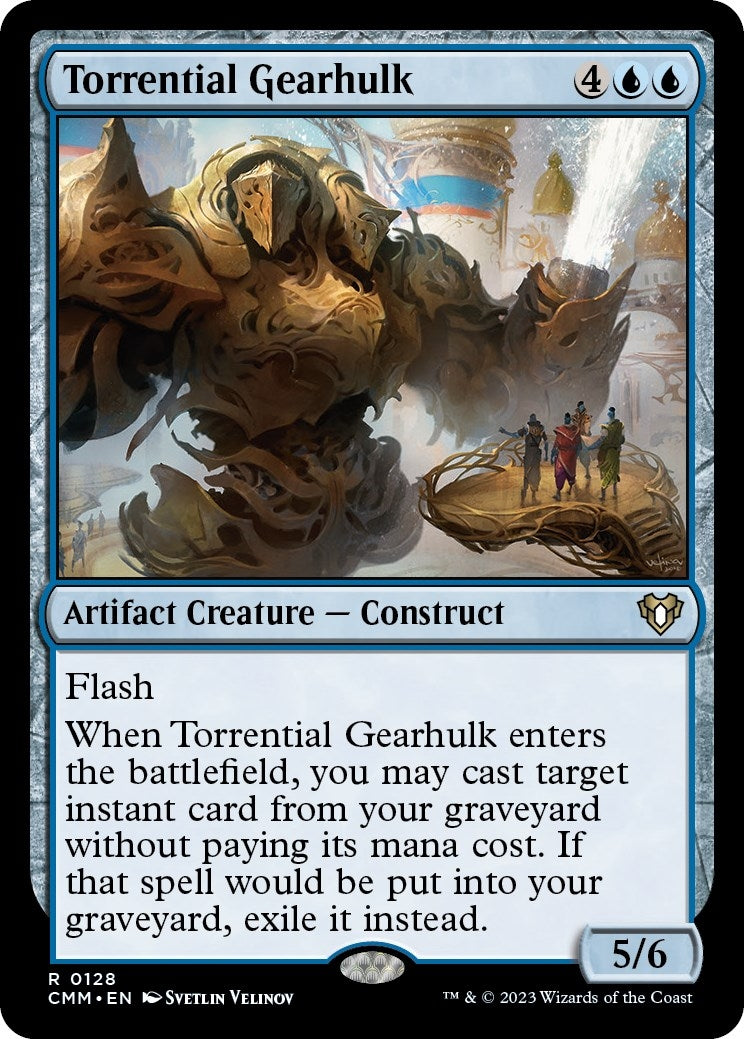 Image for Torrential Gearhulk (128) [Commander Masters] - Magic: The Gathering