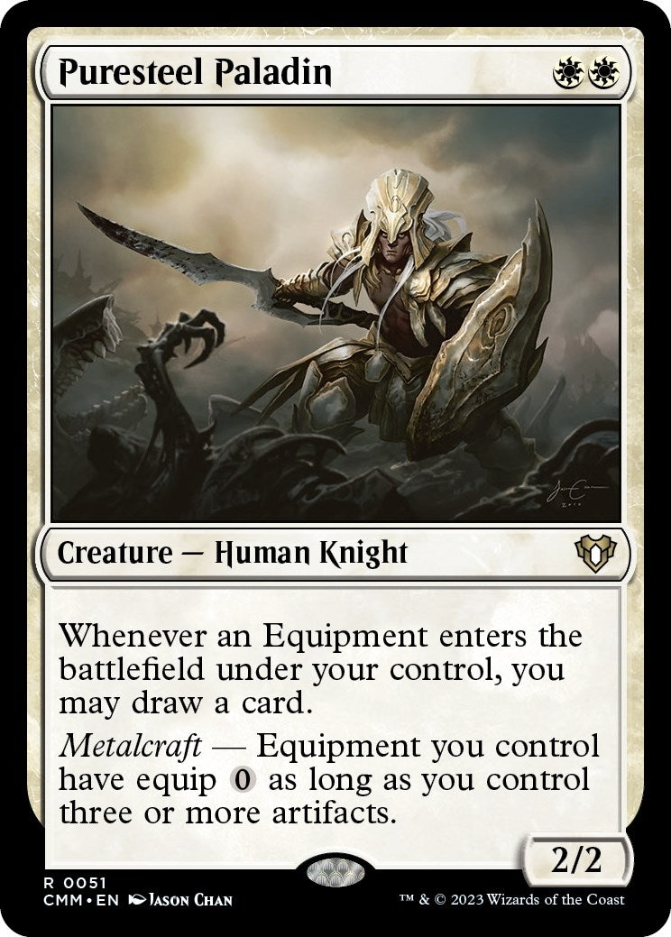 Image for Puresteel Paladin (51) [Commander Masters] - Magic: The Gathering