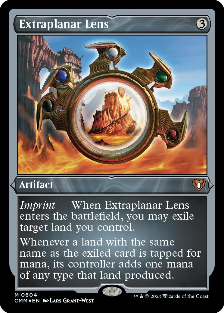 Image for Extraplanar Lens (Foil Etched) (604) [Commander Masters] - Magic: The Gathering