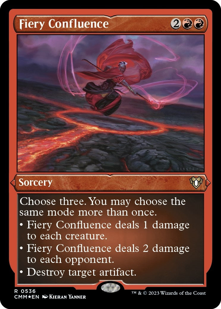 Image for Fiery Confluence (Foil Etched) (536) [Commander Masters] - Magic: The Gathering