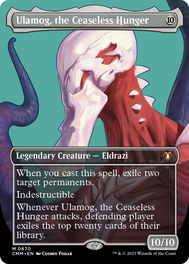 Image for Ulamog, the Ceaseless Hunger (Borderless) (670) [Commander Masters] - Magic: The Gathering