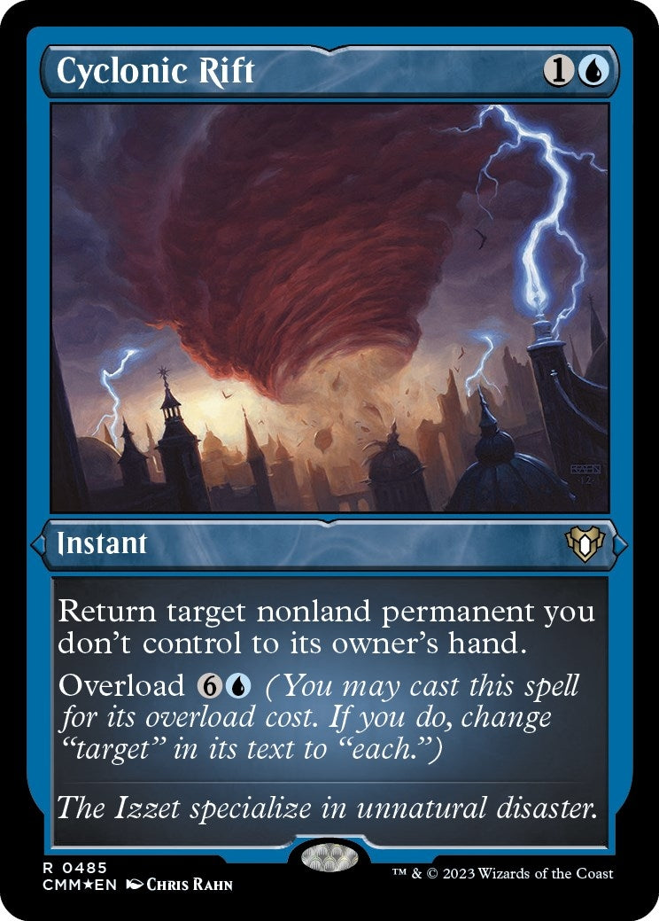 Image for Cyclonic Rift (Foil Etched) (485) [Commander Masters] - Magic: The Gathering