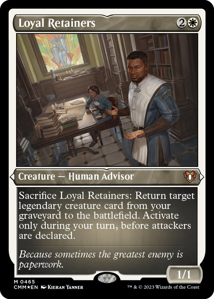 Image for Loyal Retainers (Foil Etched) (465) [Commander Masters] - Magic: The Gathering