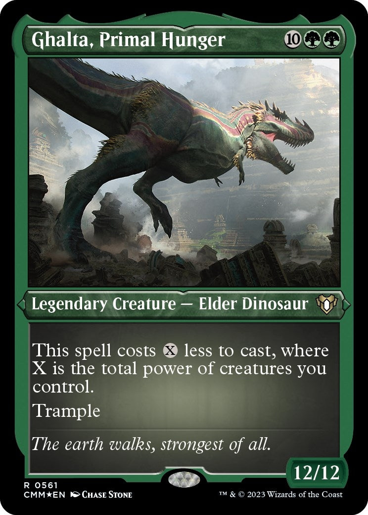 Image for Ghalta, Primal Hunger (Foil Etched) (561) [Commander Masters] - Magic: The Gathering