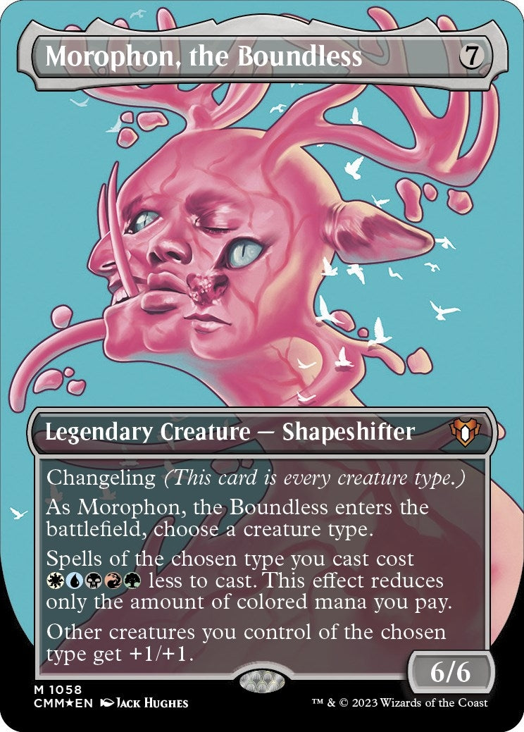 Image for Morophon, the Boundless (Textured Foil) (1058) [Commander Masters] - Magic: The Gathering