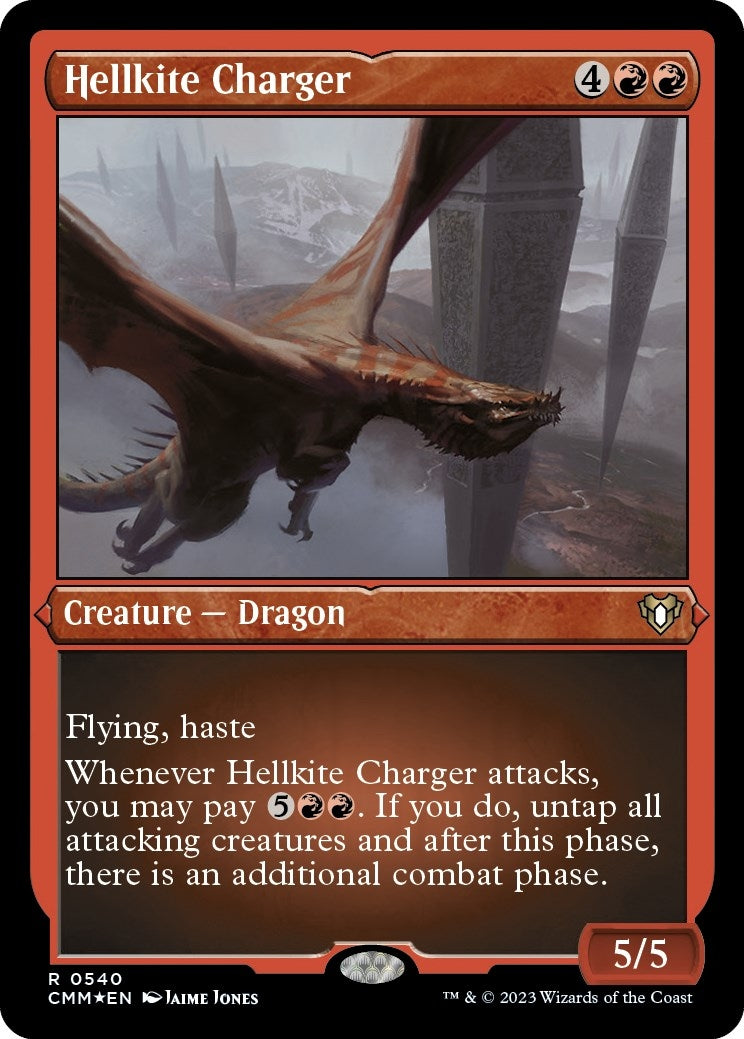 Image for Hellkite Charger (Foil Etched) (540) [Commander Masters] - Magic: The Gathering